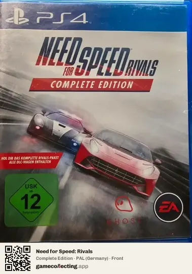 Need for Speed: Rivals PlayStation 4, Germany box front