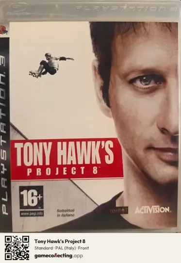 Tony Hawk's Project 8 PlayStation 3, Italy box front