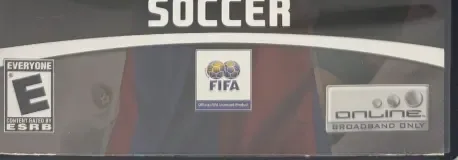 FIFA 07, the ESRB box on its front
