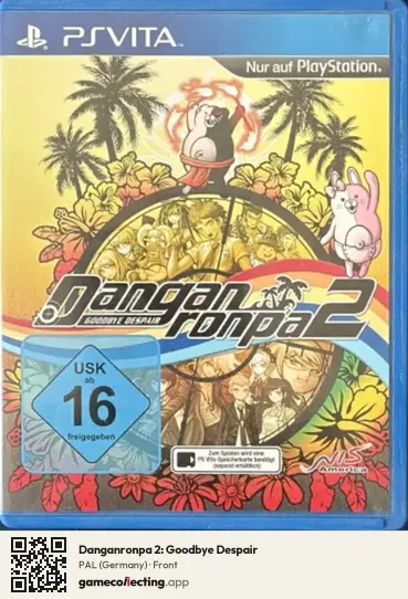 Danganronpa 2: Goodbye Despair PlayStation Vita, Germany box front