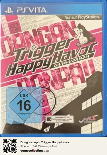 Danganronpa: Trigger Happy Havoc PlayStation Vita, Germany box front