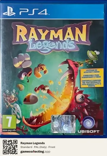 Rayman Legends PlayStation 4, Italy box front
