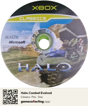 Halo: Combat Evolved Xbox, PAL disc