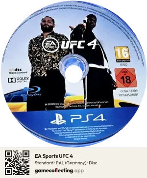 EA Sports UFC 4 PlayStation 4, PAL disc