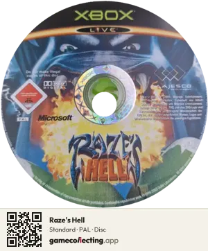 Raze's Hell Xbox, PAL disc