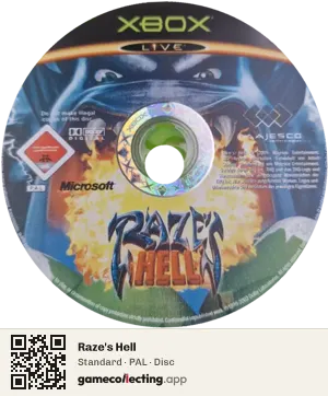Raze's Hell Xbox, PAL disc
