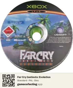 Far Cry Instincts: Evolution Xbox, PAL disc
