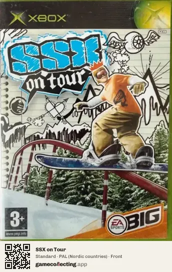 SSX on Tour Xbox, Nordic countries box front