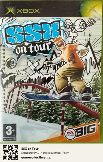 SSX on Tour Xbox, Nordic countries box front