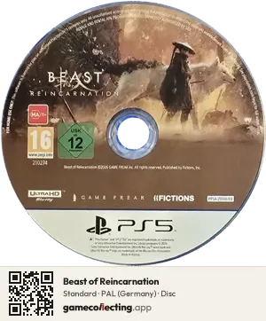 Beast of Reincarnation PlayStation 5, PAL disc