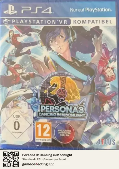 Persona 3: Dancing in Moonlight PlayStation 4, Germany box front