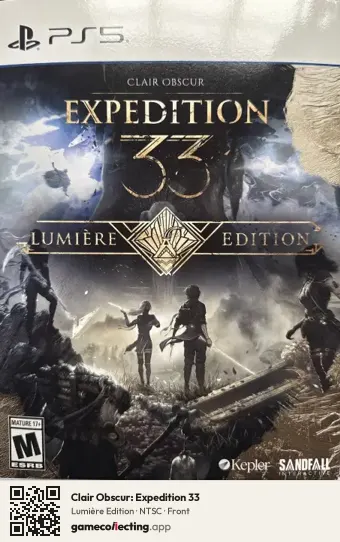 Clair Obscur: Expedition 33 PlayStation 5, NTSC box front