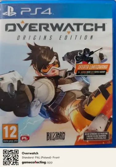 Overwatch PlayStation 4, Poland box front