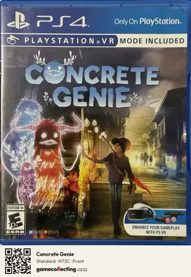 Concrete Genie PlayStation 4, NTSC box front