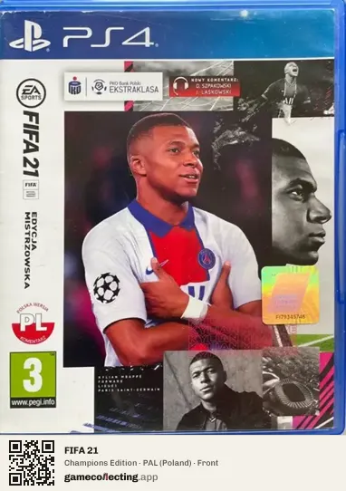 FIFA 21 PlayStation 4, Poland box front