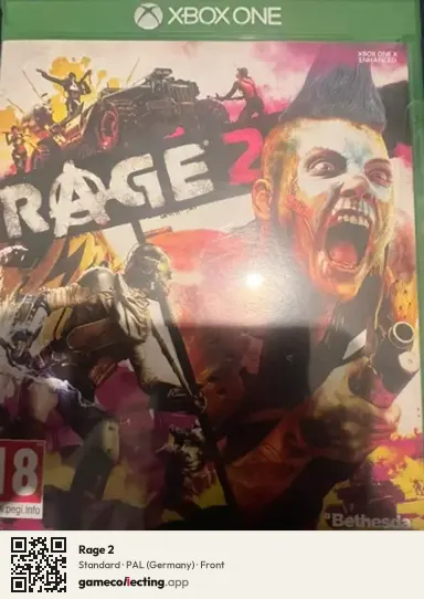 Rage 2 Xbox One, Germany box front