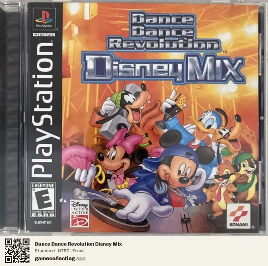 Dance Dance Revolution Disney Mix PlayStation, NTSC box front