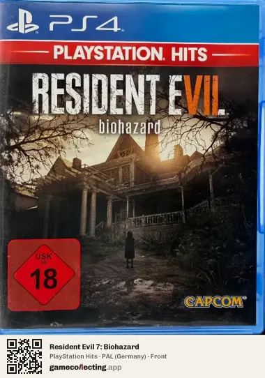 Resident Evil 7: Biohazard PlayStation 4, Germany box front