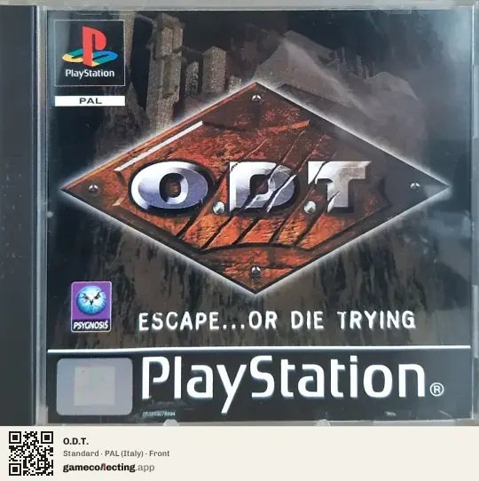 O.D.T. PlayStation, Italy box front