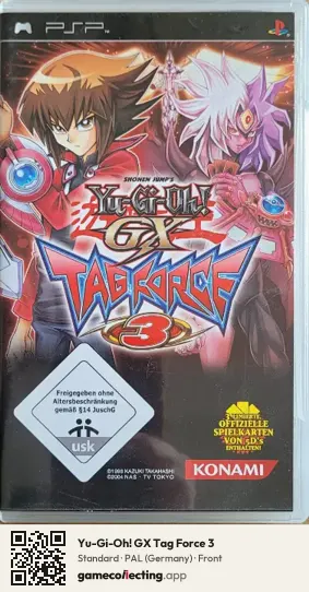 Yu-Gi-Oh! GX Tag Force 3 PlayStation Portable, Germany box front