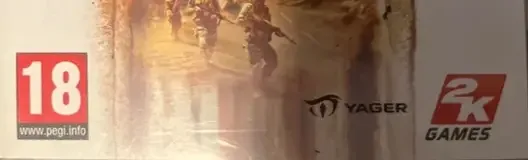 Spec Ops: The Line, the PEGI square on its front