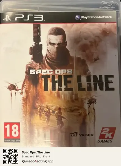 Spec Ops: The Line PlayStation 3, PAL box front