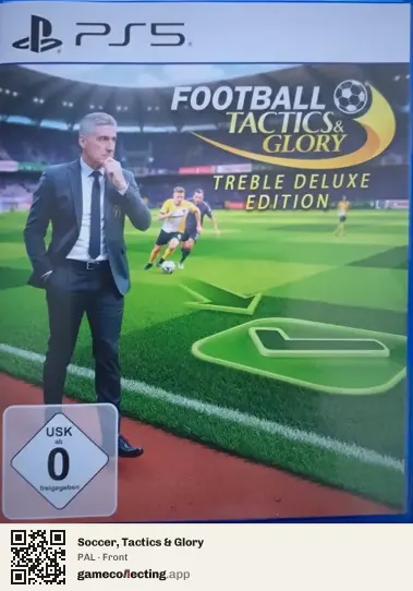 Soccer, Tactics & Glory PlayStation 5, PAL box front
