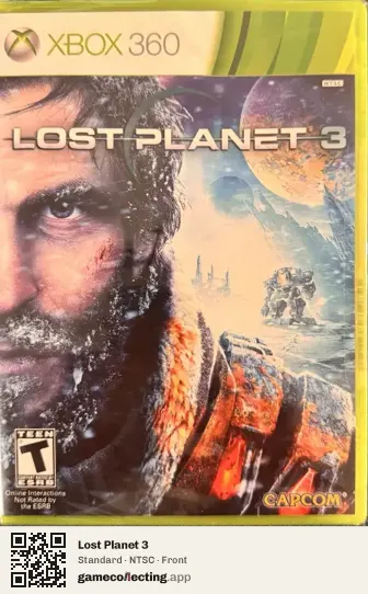 Lost Planet 3 Xbox 360, NTSC box front
