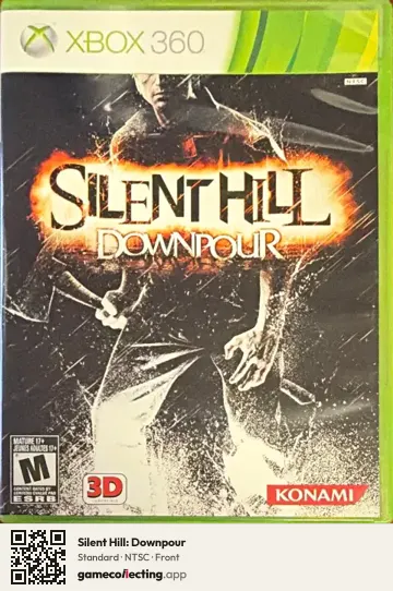 Silent Hill: Downpour Xbox 360, NTSC box front