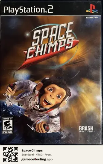 Space Chimps PlayStation 2, NTSC box front