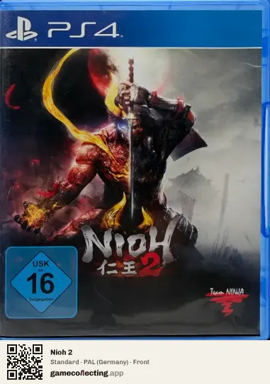 Nioh 2 PlayStation 4, Germany box front