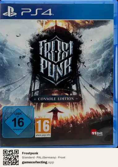 Frostpunk PlayStation 4, Germany box front