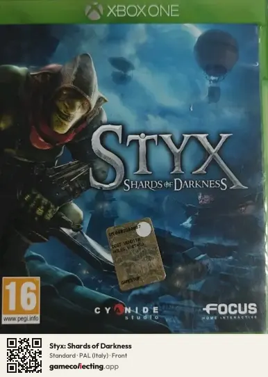 Styx: Shards of Darkness Xbox One, Italy box front