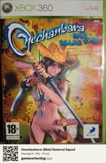 Onechanbara: Bikini Samurai Squad Xbox 360, PAL box front