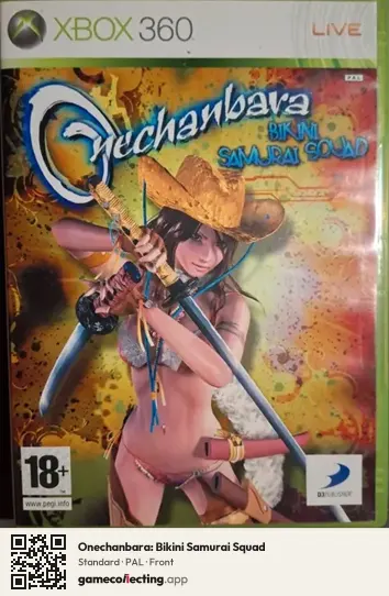 Onechanbara: Bikini Samurai Squad Xbox 360, PAL box front