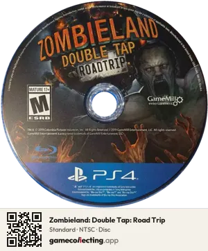 Zombieland: Double Tap: Road Trip PlayStation 4, NTSC disc