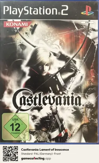 Castlevania: Lament of Innocence PlayStation 2, Germany box front