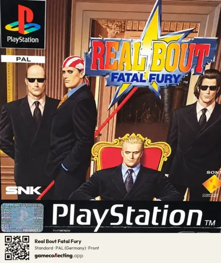 Real Bout Fatal Fury PlayStation, Germany box front