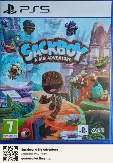 Sackboy: A Big Adventure PlayStation 5, PAL box front