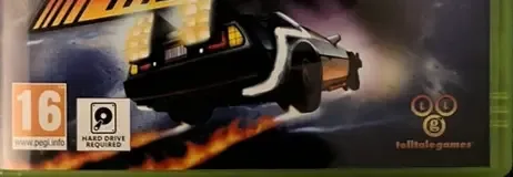 Back to the Future: The Game, the PEGI square on its front