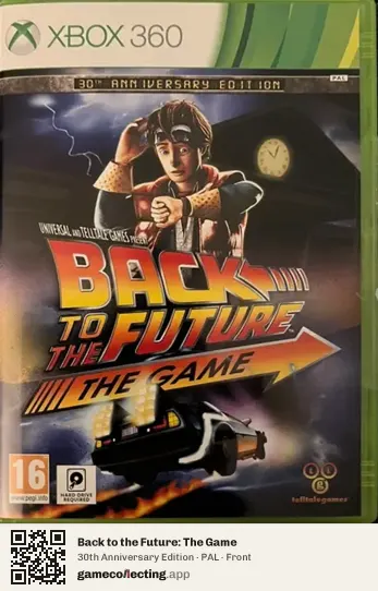 Back to the Future: The Game Xbox 360, PAL box front