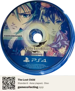 The Lost Child PlayStation 4, Asia disc