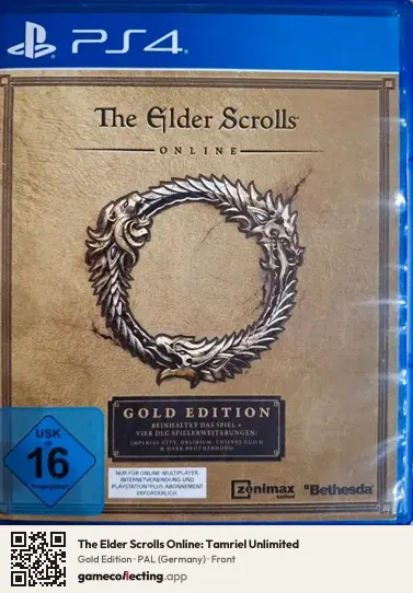 The Elder Scrolls Online: Tamriel Unlimited PlayStation 4, Germany box front