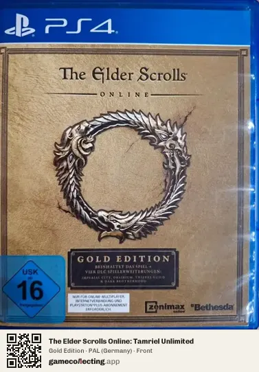 The Elder Scrolls Online: Tamriel Unlimited PlayStation 4, Germany box front