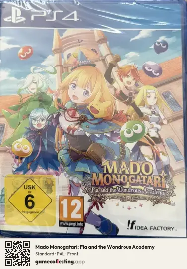 Mado Monogatari: Fia and the Wondrous Academy PlayStation 4, PAL box front