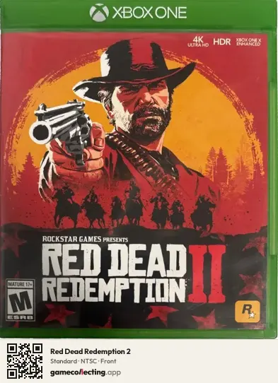 Red Dead Redemption 2 Xbox One, NTSC box front