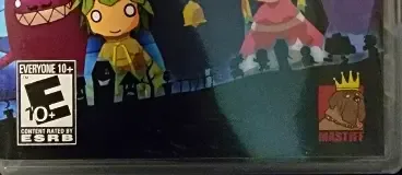 Gurumin: A Monstrous Adventure, the ESRB box on its front