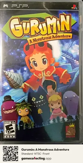 Gurumin: A Monstrous Adventure PlayStation Portable, NTSC box front
