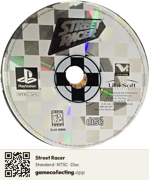 Street Racer PlayStation, NTSC disc