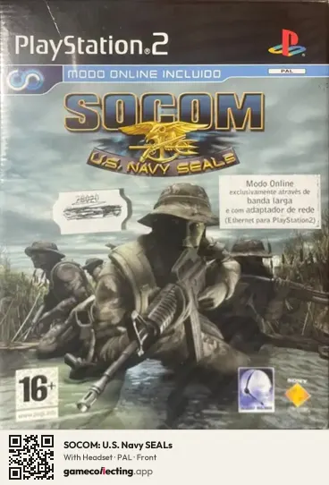 SOCOM: U.S. Navy SEALs PlayStation 2, PAL box front